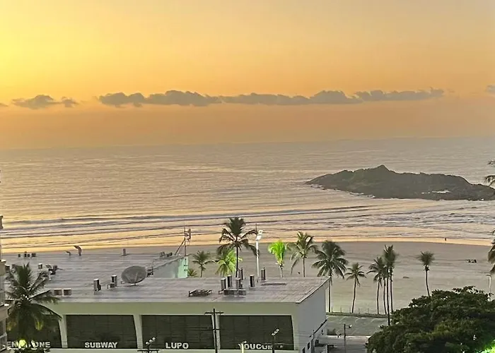 Apartamento Praia De Pitangueiras Pe Na Areia Vista Para O Mar